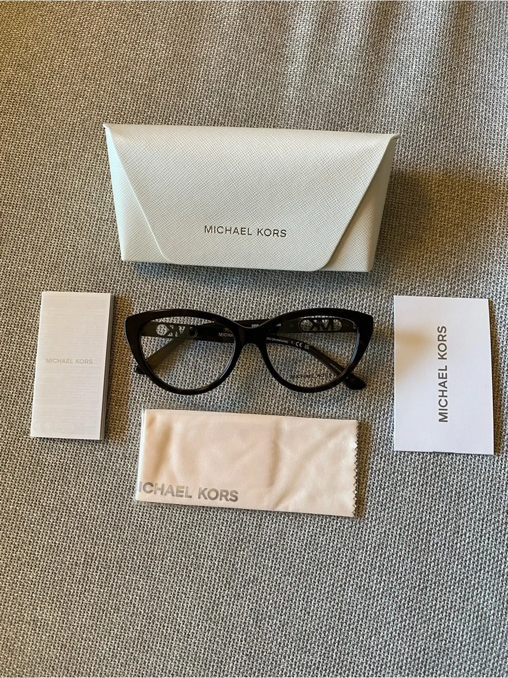 Michael Kors Cat-Eye Eyeglass Frames - Black Tortoiseshell